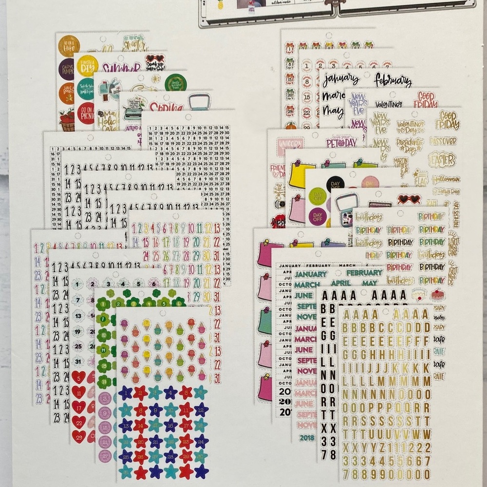 The Happy Planner Colorful Memory Keeping Sticker Bundle - Picture 10 of 13